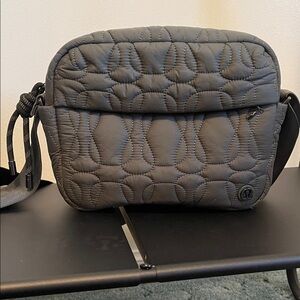 Lululemon Dark Green Quilted Purse